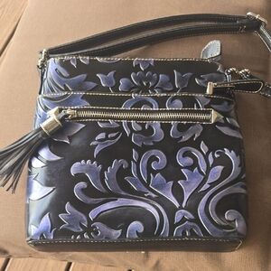 Embossed Leather Purse
